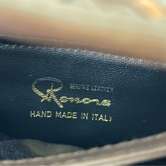 Ronora/Leather/Handbag / Italian/Great condition /Vintage/Adjustable/Handmade - Picture 13 of 16